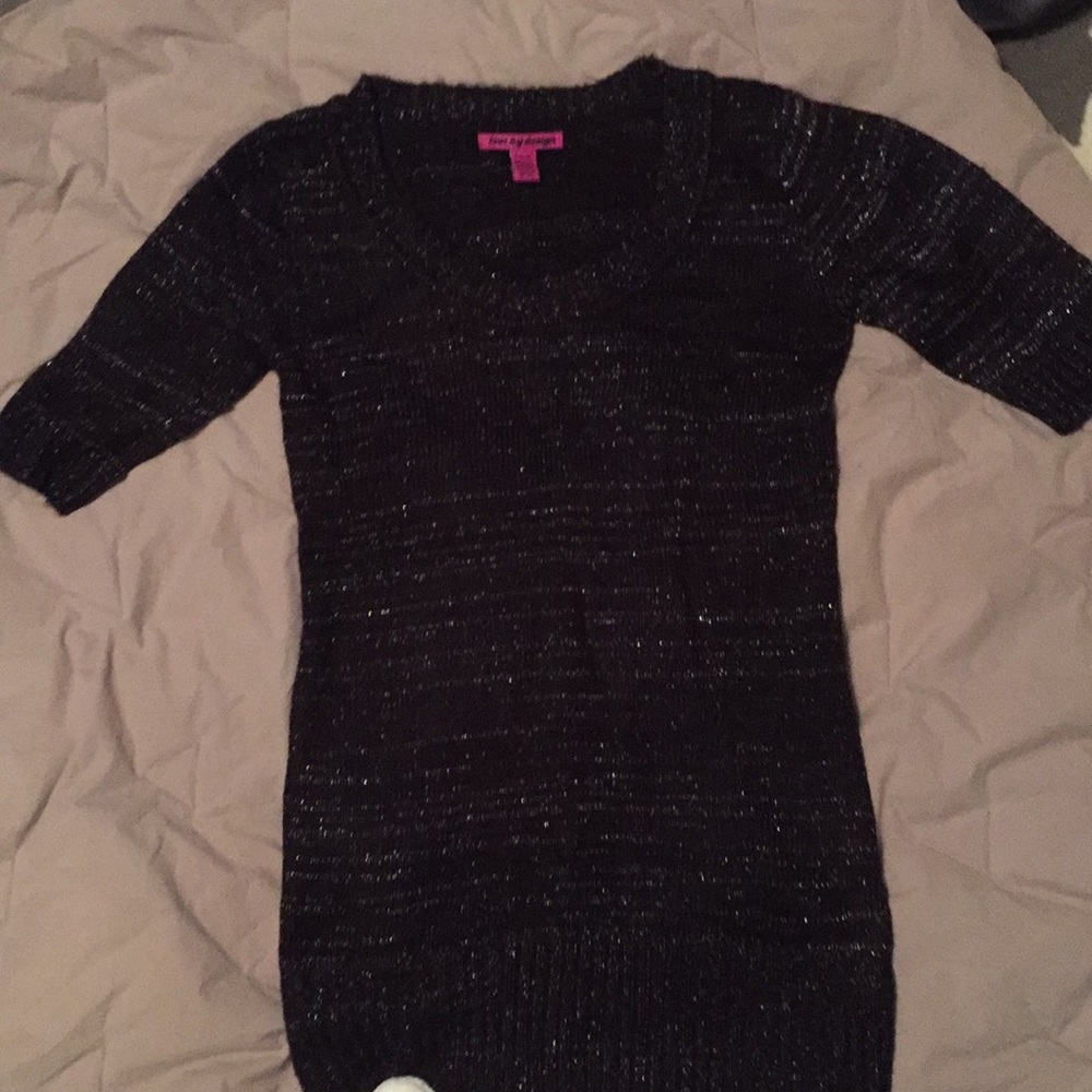 Black long sweater